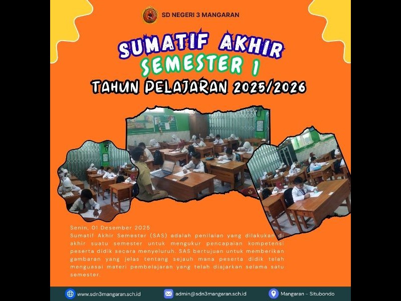 KEGIATAN SUMATIF AKHIR SEMESTER 1 TAHUN PELAJARAN 2025/2026